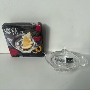 Mikasa Tea Time Tea Bag Caddy Teabag Holder New in Box